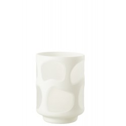 Vase taches blanc